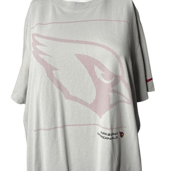 Nike Dri-Fit  AZ Cardinals Short Sleeve Tee Grey & Red Size Medium - Picture 4 of 6
